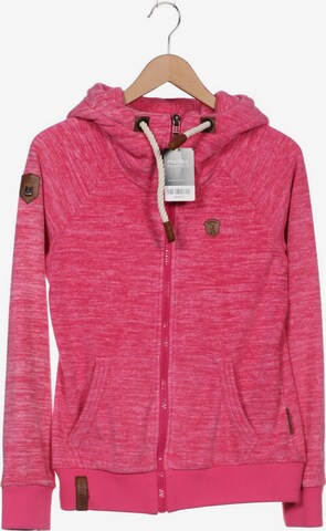 naketano Sweatshirt Zip Up Hoodie in M in Pink ABOUT YOU