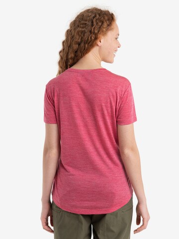 ICEBREAKER T-shirt 'Sphere II' i rosa