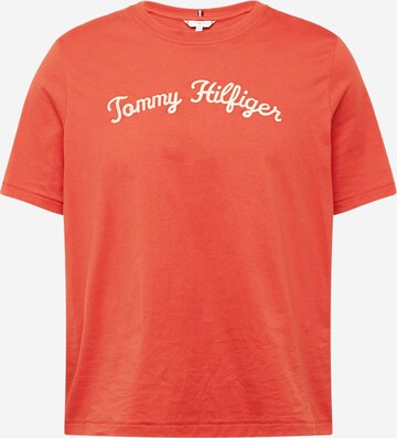 Maglietta di Tommy Hilfiger Curve in rosso: frontale