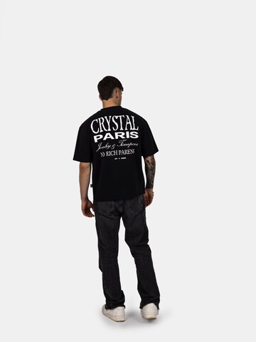 Crystal Paris Shirt 'Rich' in Zwart