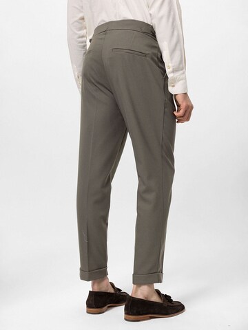 Effilé Pantalon à pince Antioch en vert