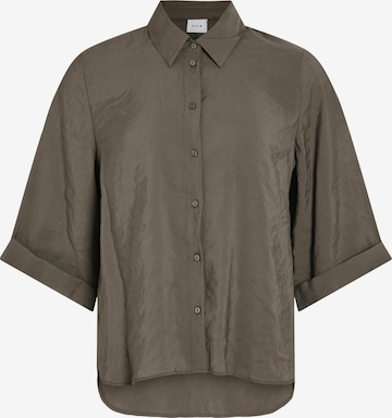 Chemisier 'VIHULA' VILA en marron : devant