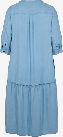 Zizzi Shirt Dress in Blue