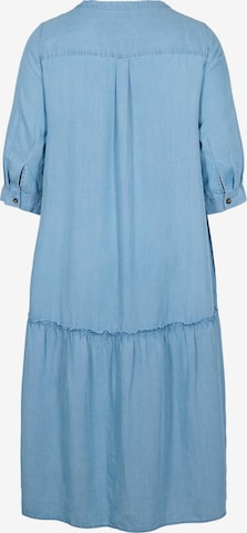 Zizzi Shirt Dress in Blue