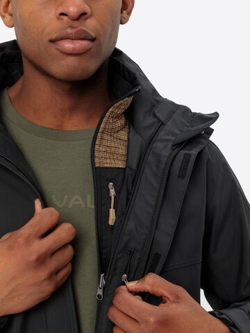 VAUDE Outdoorjas 'Idris' in Zwart
