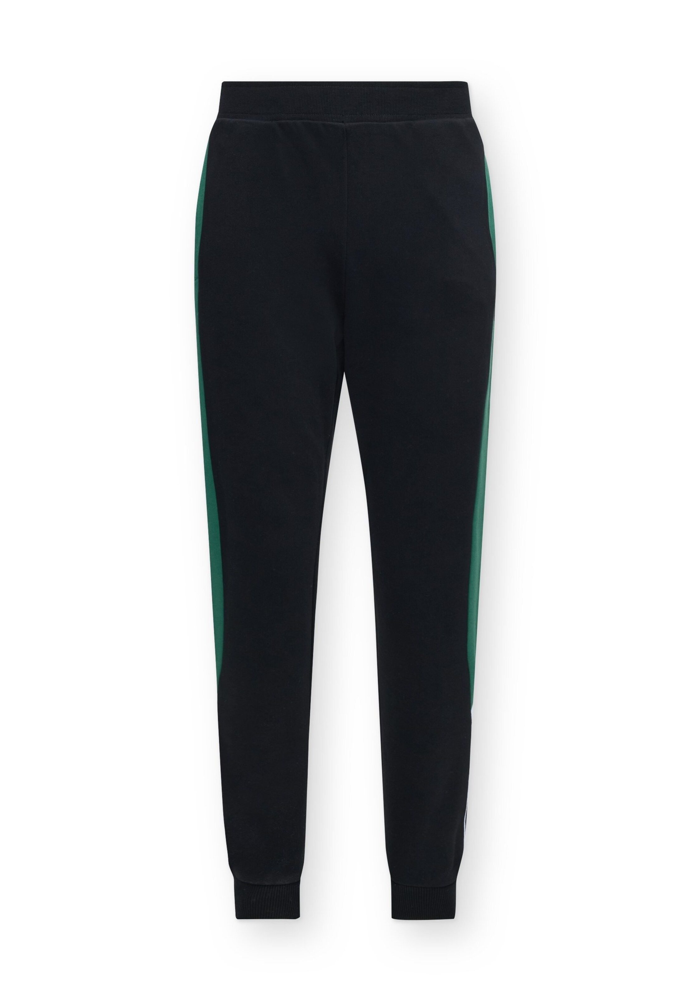 4F Tapered Sporthose in Schwarz: Vorderseite