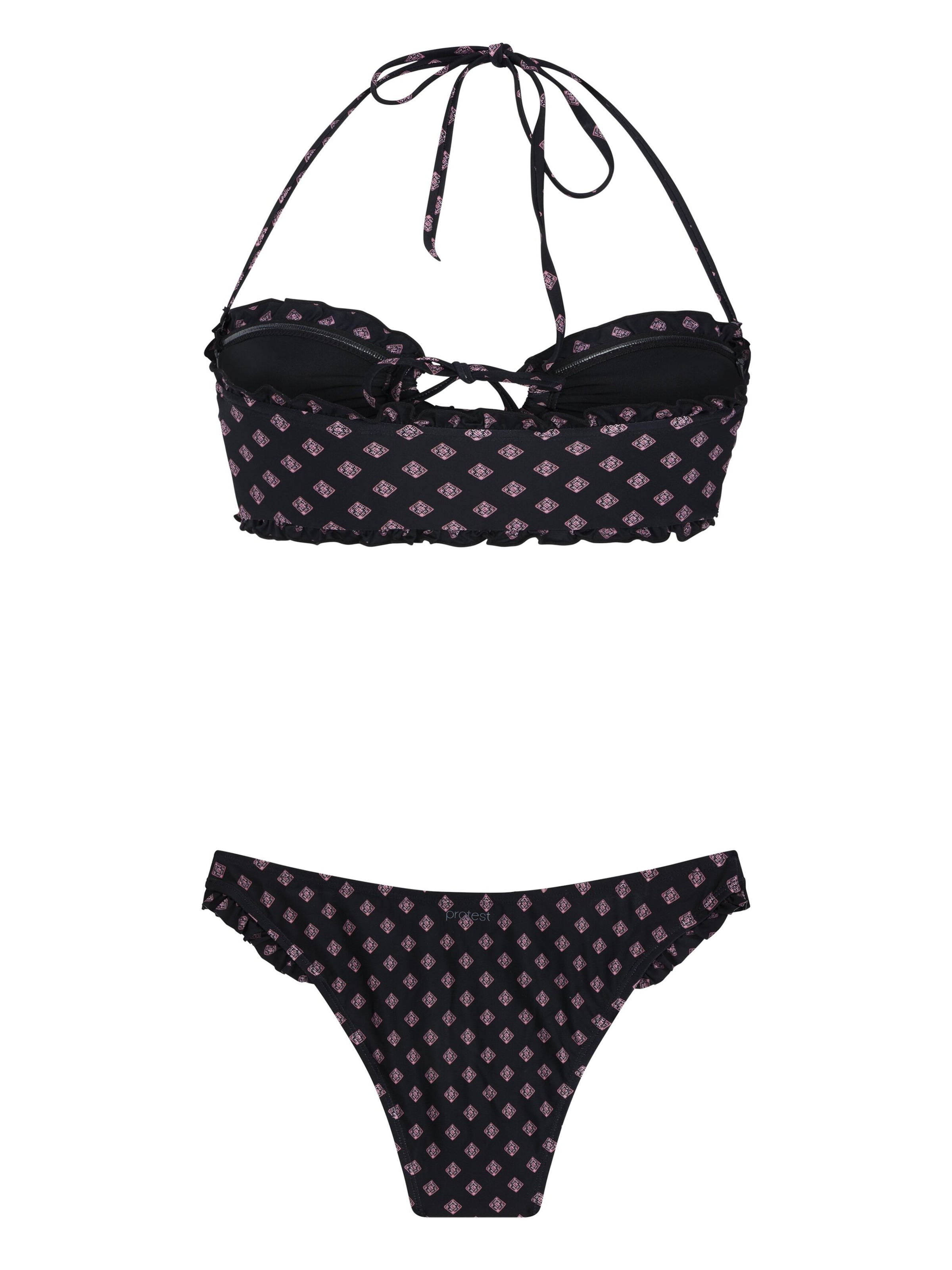 PROTEST Bandeau Bikini 'PRTXANTHE' in Schwarz