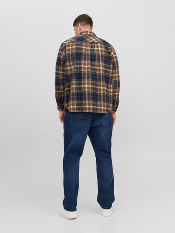 Jack & Jones Plus Comfort Fit Skjorte 'Eddie' i blandingsfarvet