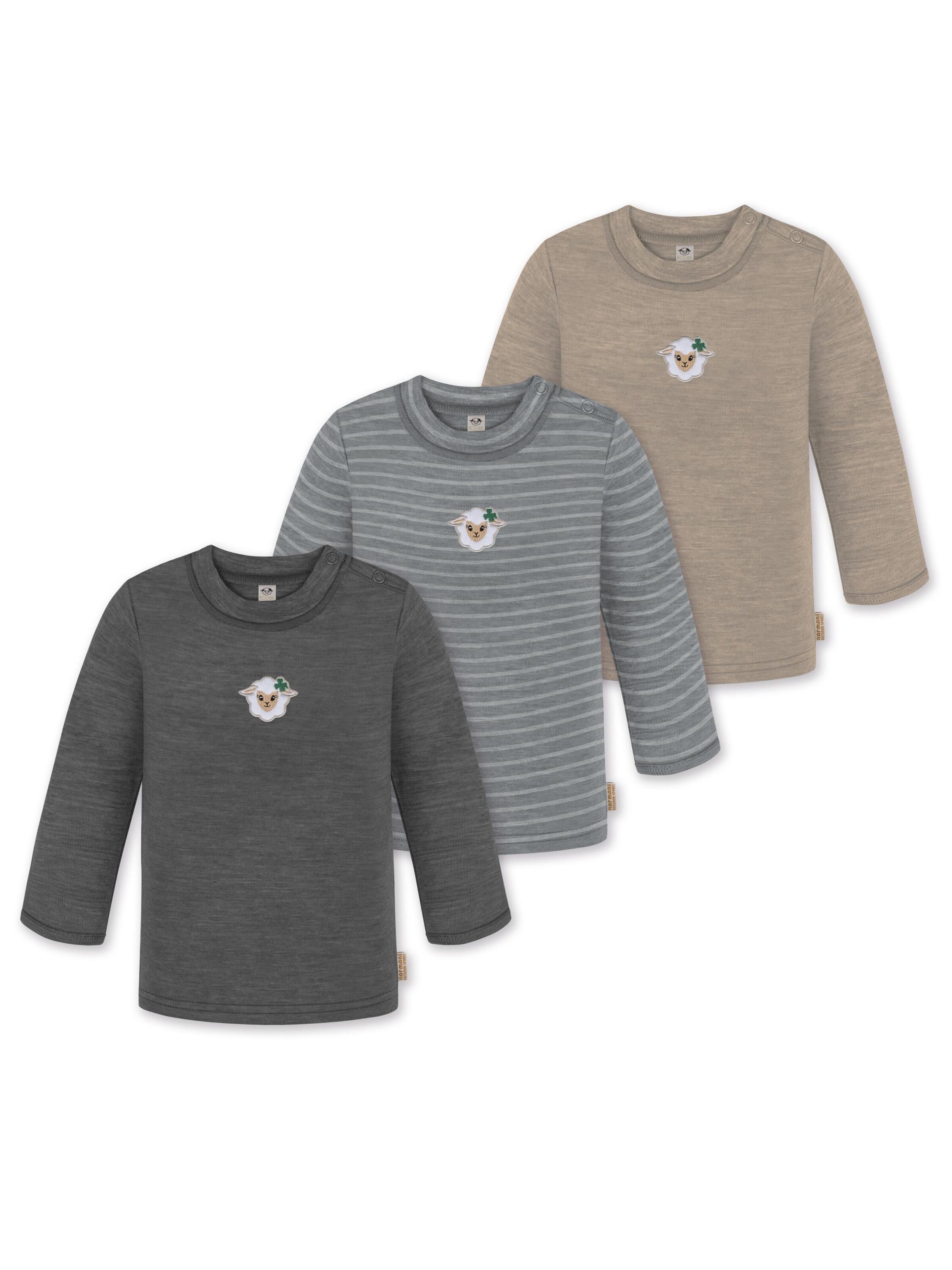 normani Shirt 'Taupo' in Beige: voorkant