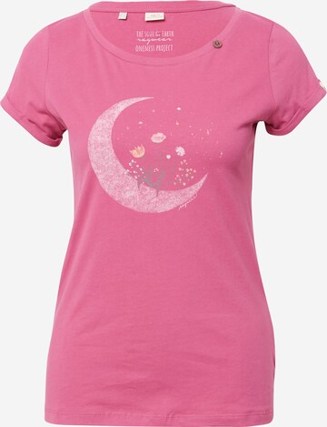 T-shirt Ragwear en rose : devant