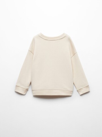 MANGO KIDS Sweatshirt 'Zebra' in Beige