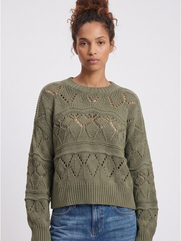 americandreams Sweater 'Cassie' in Green