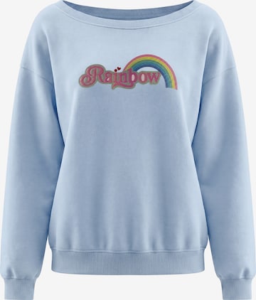 Sweat-shirt MYMO en bleu : devant