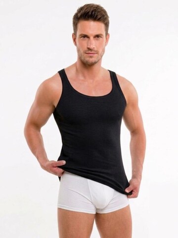 NERS Undershirt 'Luxe' in Black: front