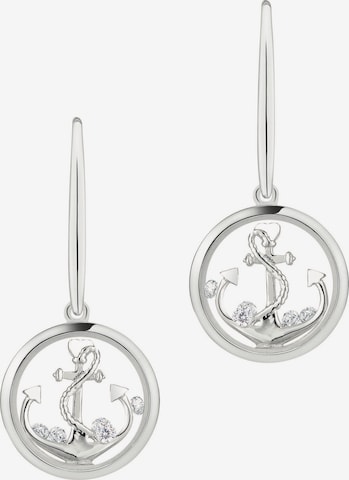 Astra Earrings 'ASTRA ANCHOR THE SOUL' in Silver: front