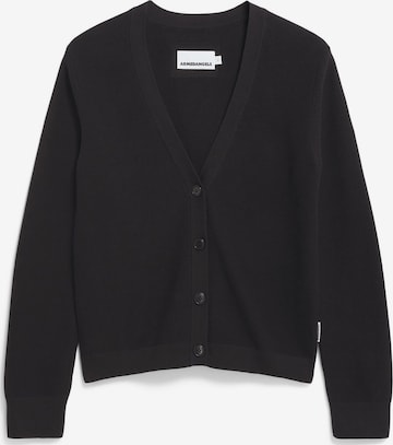 ARMEDANGELS Knit cardigan 'Menaal Links Links' in Black: front