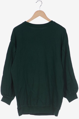 Bershka Sweatshirt & Zip-Up Hoodie in XS in Green