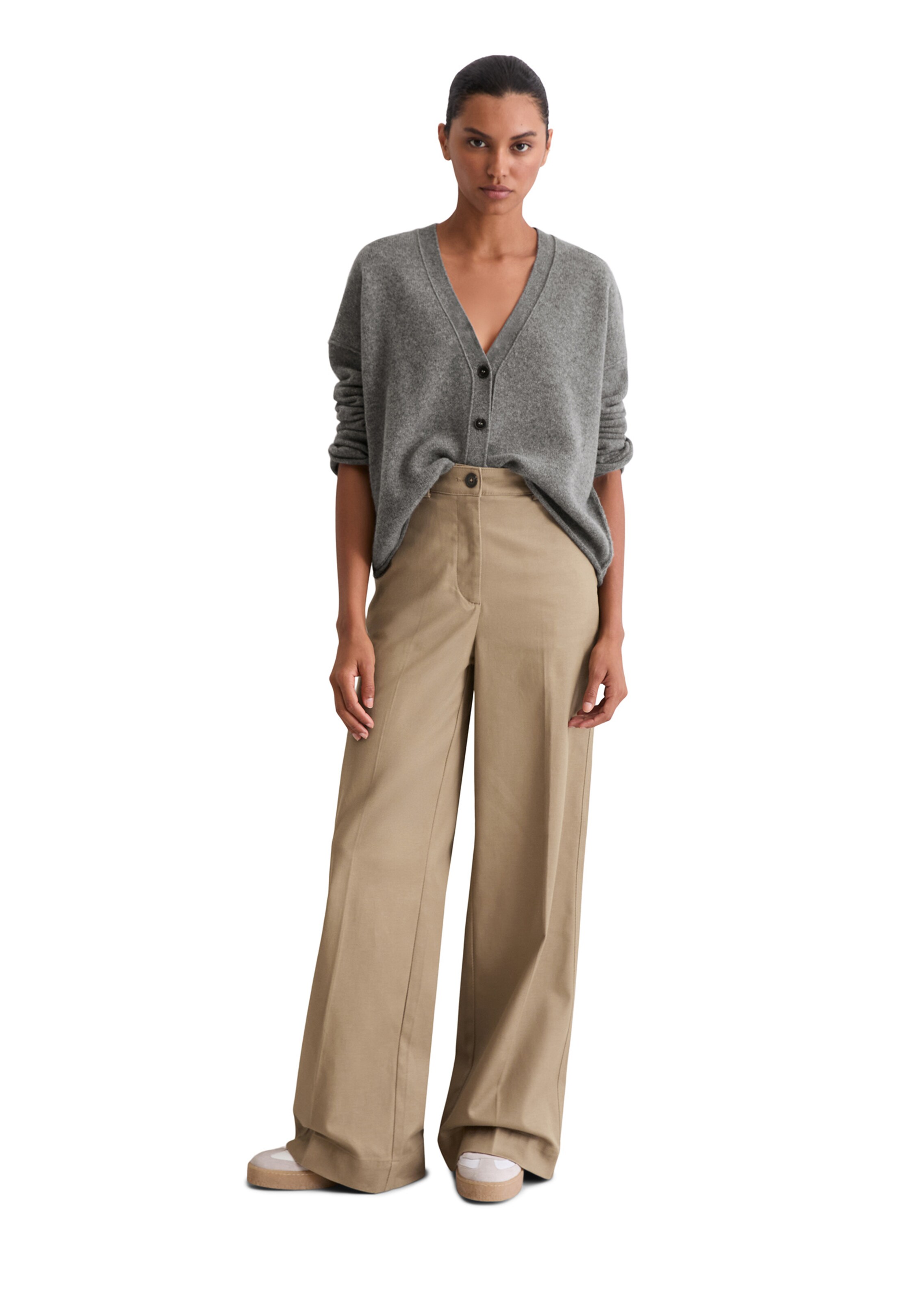 Marc O'Polo Strickjacke in Grau