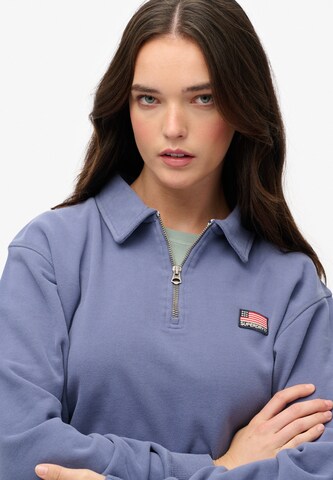 Sweat-shirt Superdry en bleu