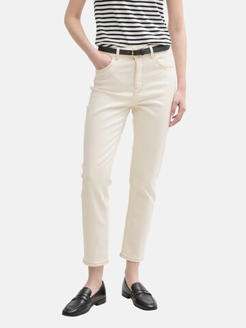 TOM TAILOR DENIM Slimfit Jeans 'Lotte' in Weiß: Vorderseite
