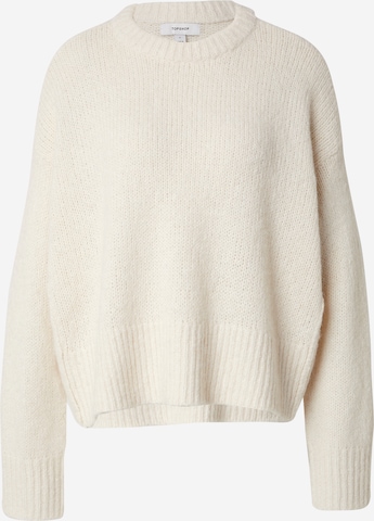Pullover 'ULTIMATE' di TOPSHOP in bianco: frontale