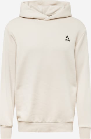 JACK & JONES Sweatshirt 'TRIANGLE' in Beige: voorkant