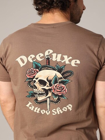 T-Shirt 'Toluca' Deeluxe en marron