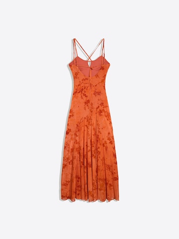 Bershka Letní šaty – oranžová