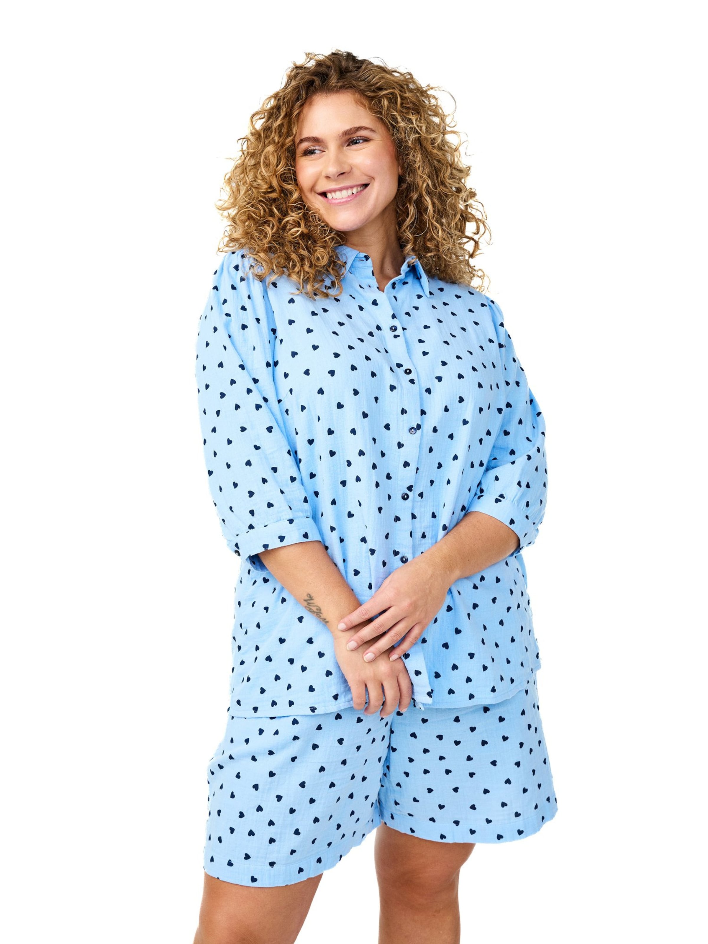 Zizzi regular Bukser 'Vviva' i blå: forside