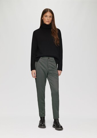s.Oliver Tapered Trousers in Black
