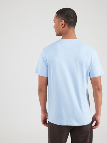 Tricou de la La Martina pe albastru: spate