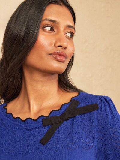 love & roses Pullover em S em azul real / preto, Vista do artigo