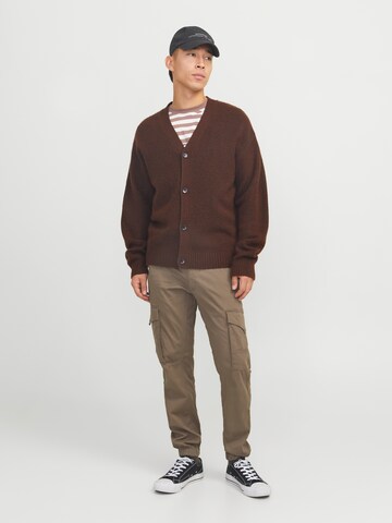 Coupe slim Pantalon cargo 'JJIPaul JJFlake' JACK & JONES en gris