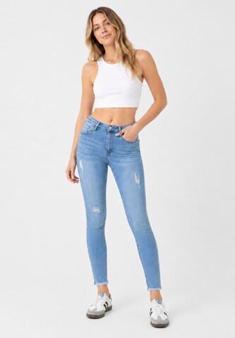 Elara Skinny Jeans in Blauw