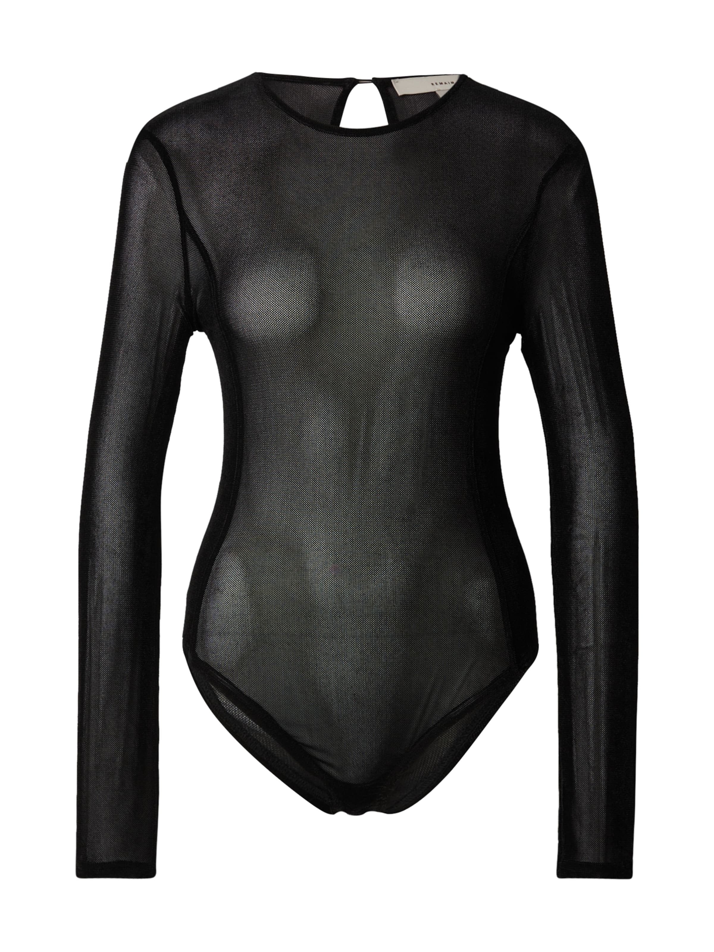 REMAIN Košeľové body - Čierna: predná strana