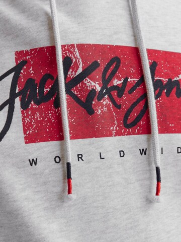 Sweat-shirt 'JJTiley' JACK & JONES en gris