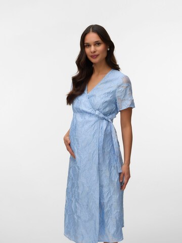 MAMALICIOUS Kjole 'MLPOLINA' i blå: forside