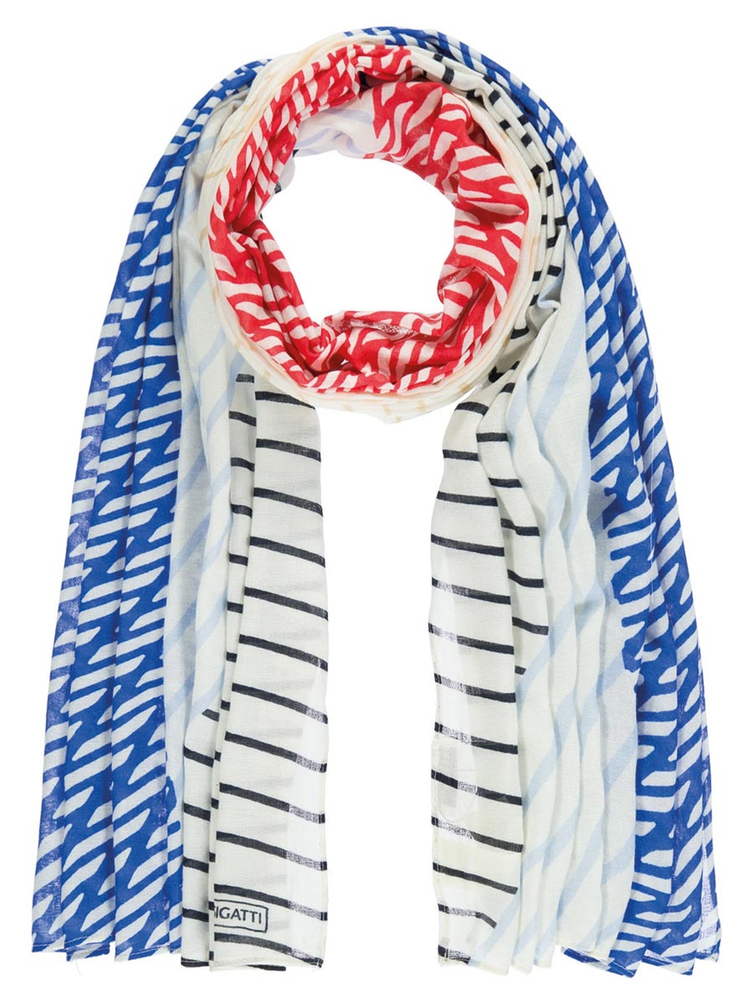Passigatti Schal‌‌‌‌‌‌‌‌ in Blau: Vorderseite