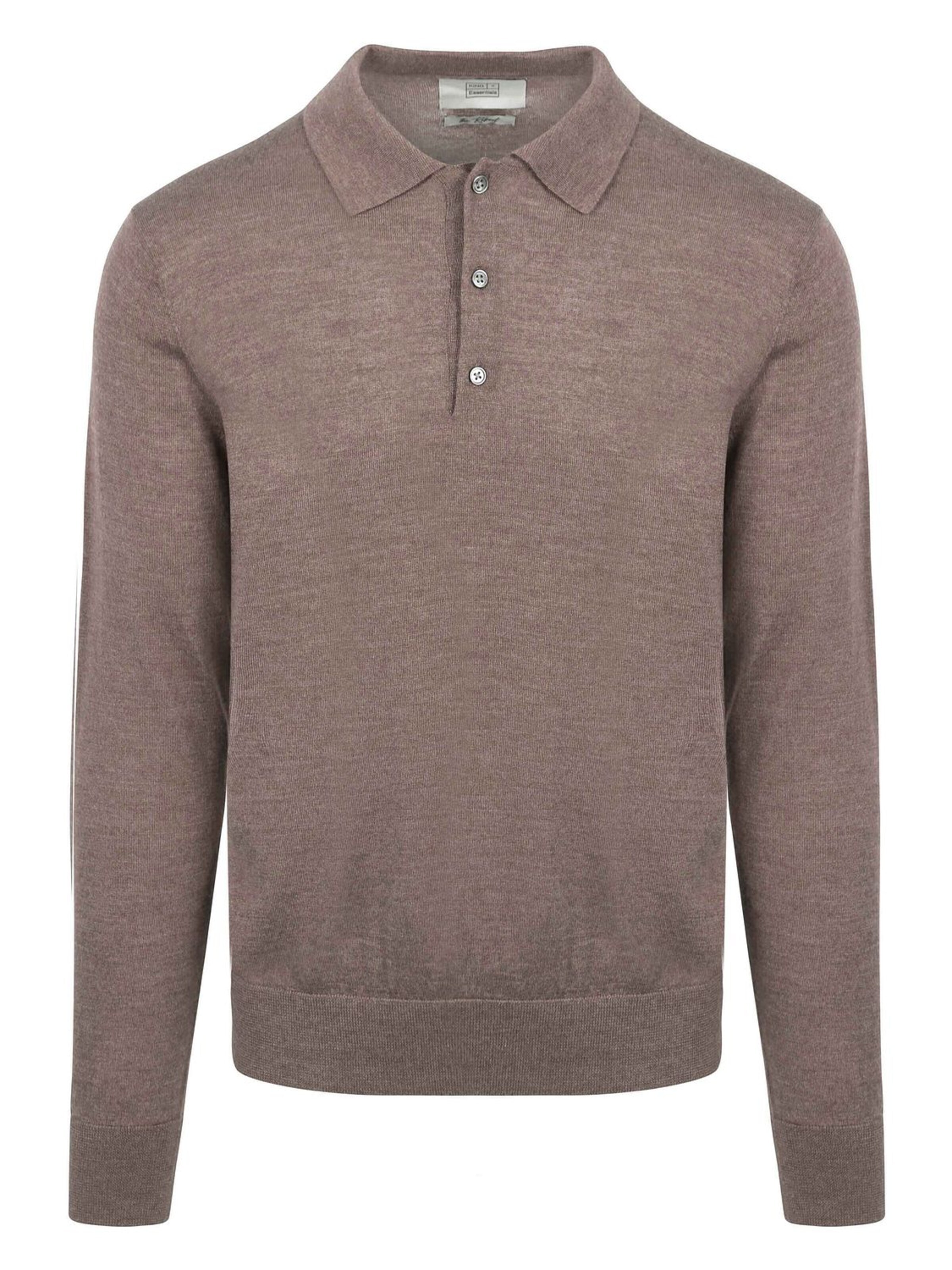 KING Essentials Shirt 'The Robert'‌‌‌‌‌‌‌ in Braun: Vorderseite
