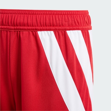 ADIDAS PERFORMANCE Regular Workout Pants 'Fortore 23' in Red