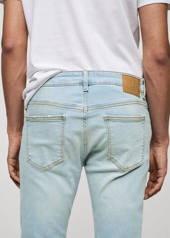 MANGO MAN Slimfit Jeans 'Jude' in Blau