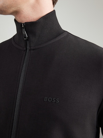 BOSS Sweatvest 'Skaz' in Zwart