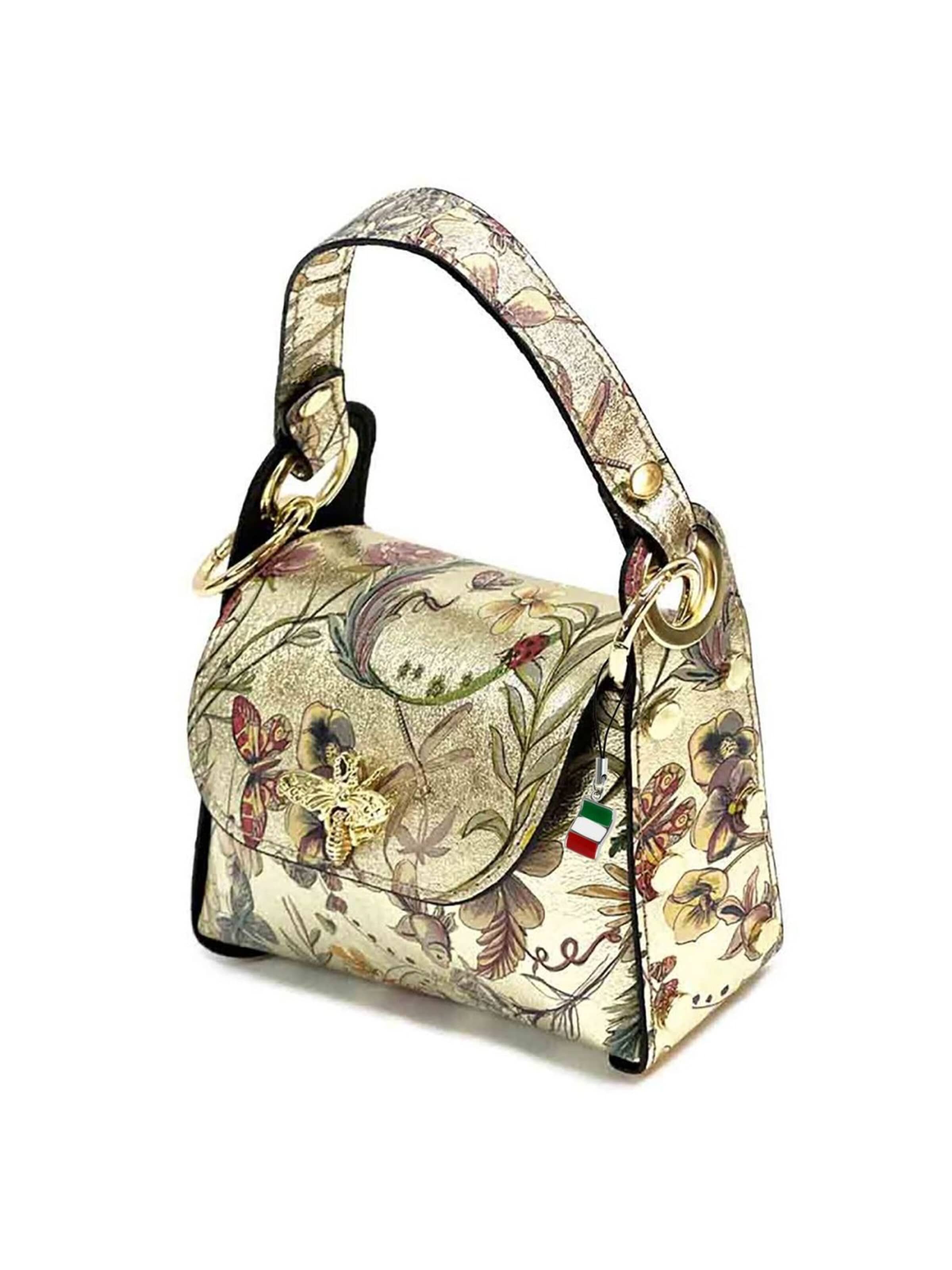 Florence Shoulder Bag in Gold