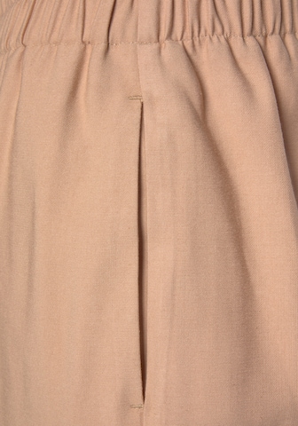 LASCANA Loose fit Trousers in Beige
