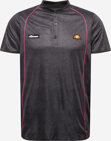 ELLESSE - Camisa funcionais 'Riniana' em preto: frente