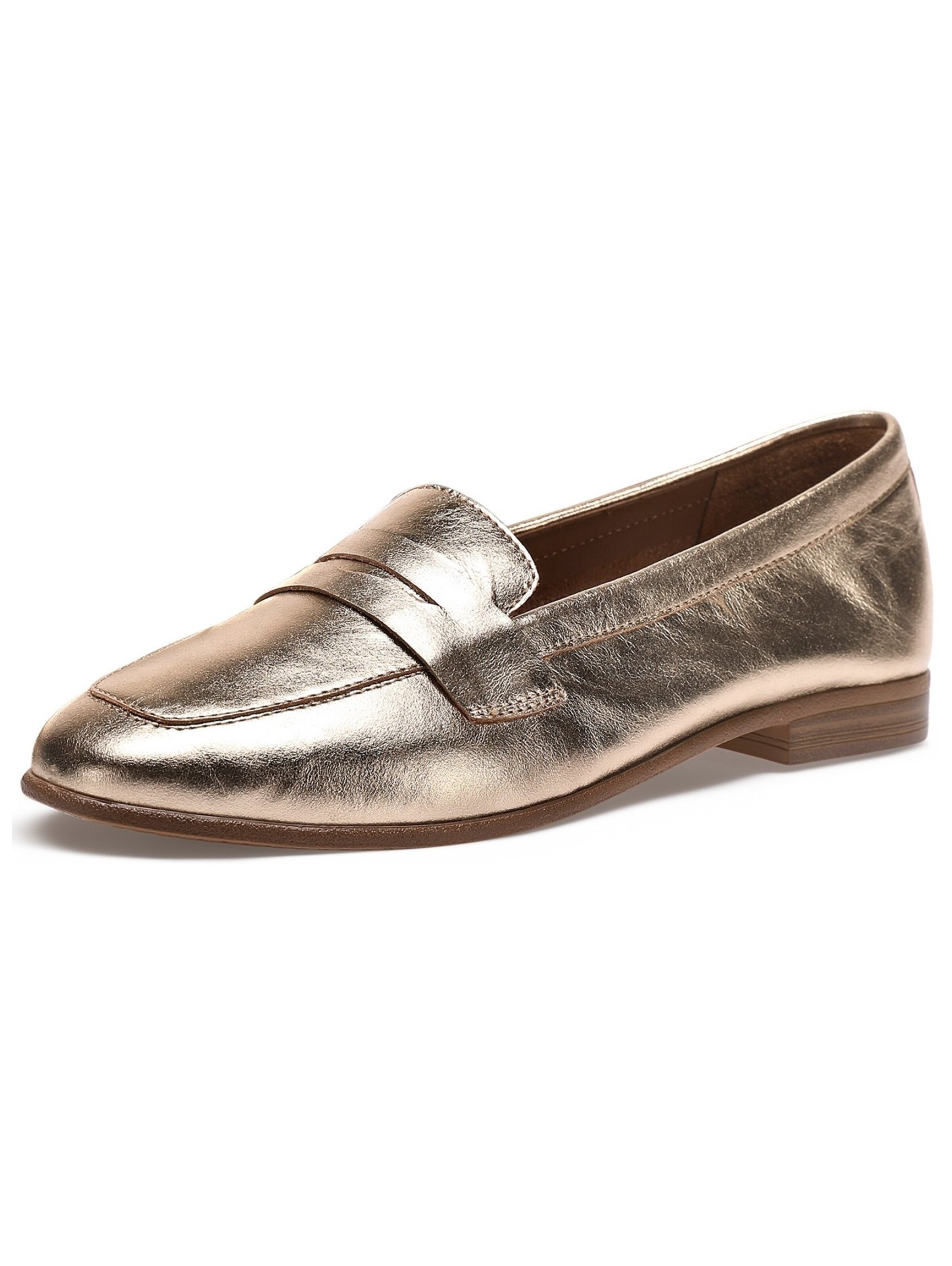 Slipper di INUOVO in oro: frontale