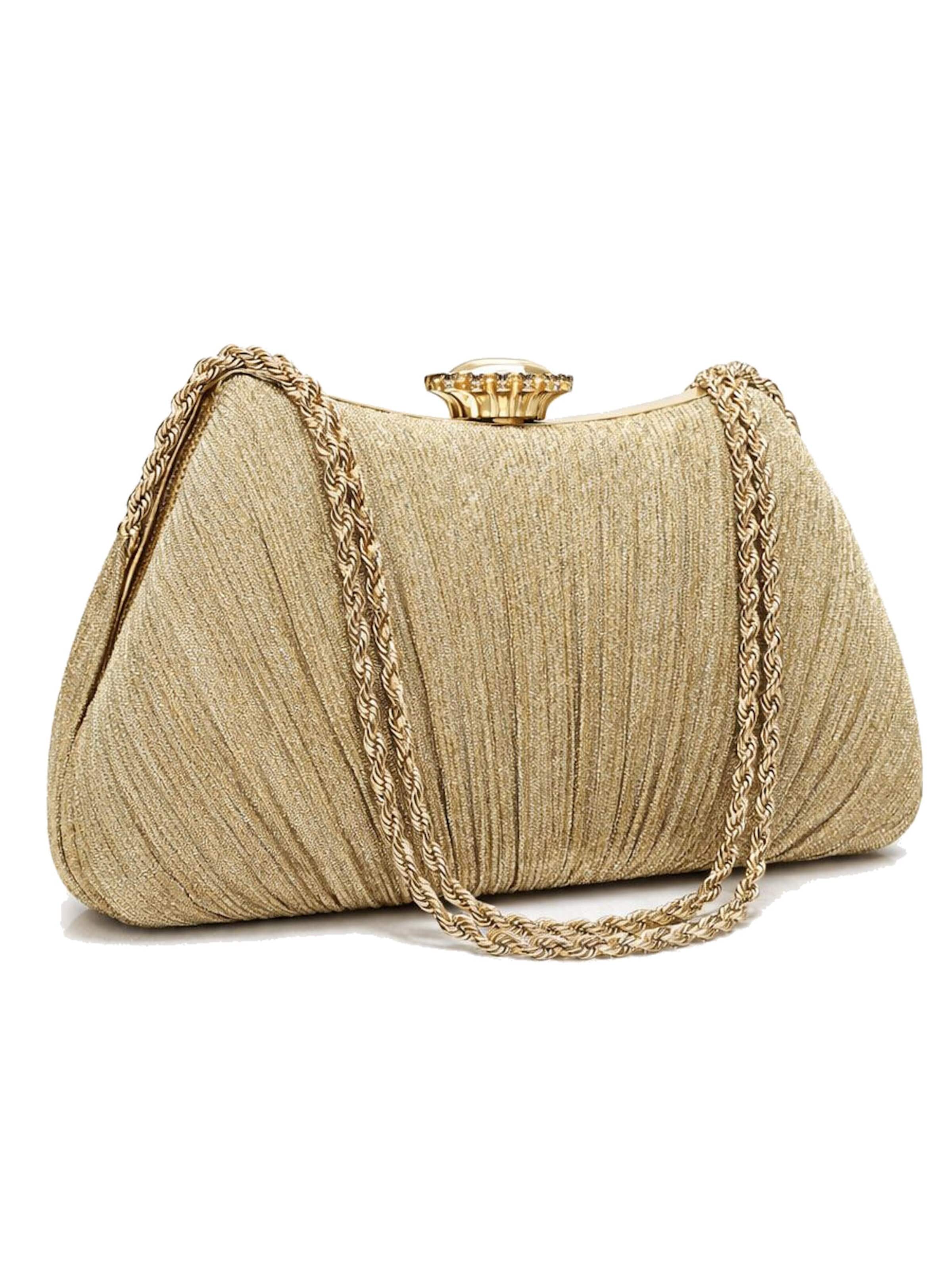 Tomshop24-7 Clutch 'Amelia' in Gold: front