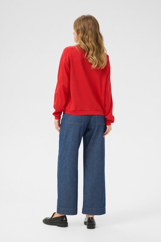 Kaffe Sweatshirt 'BPida' in Rot