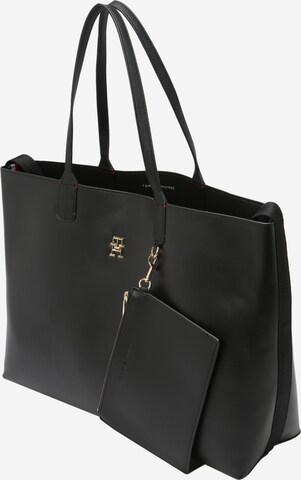 TOMMY HILFIGER Shopper in Schwarz