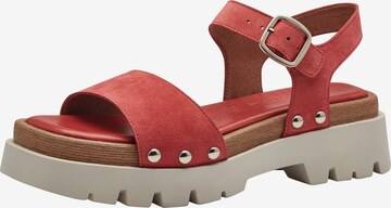 TAMARIS Sandals in Red: front